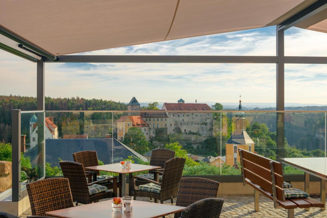 Hotel Zur Aussicht Hohnstein Exterior foto
