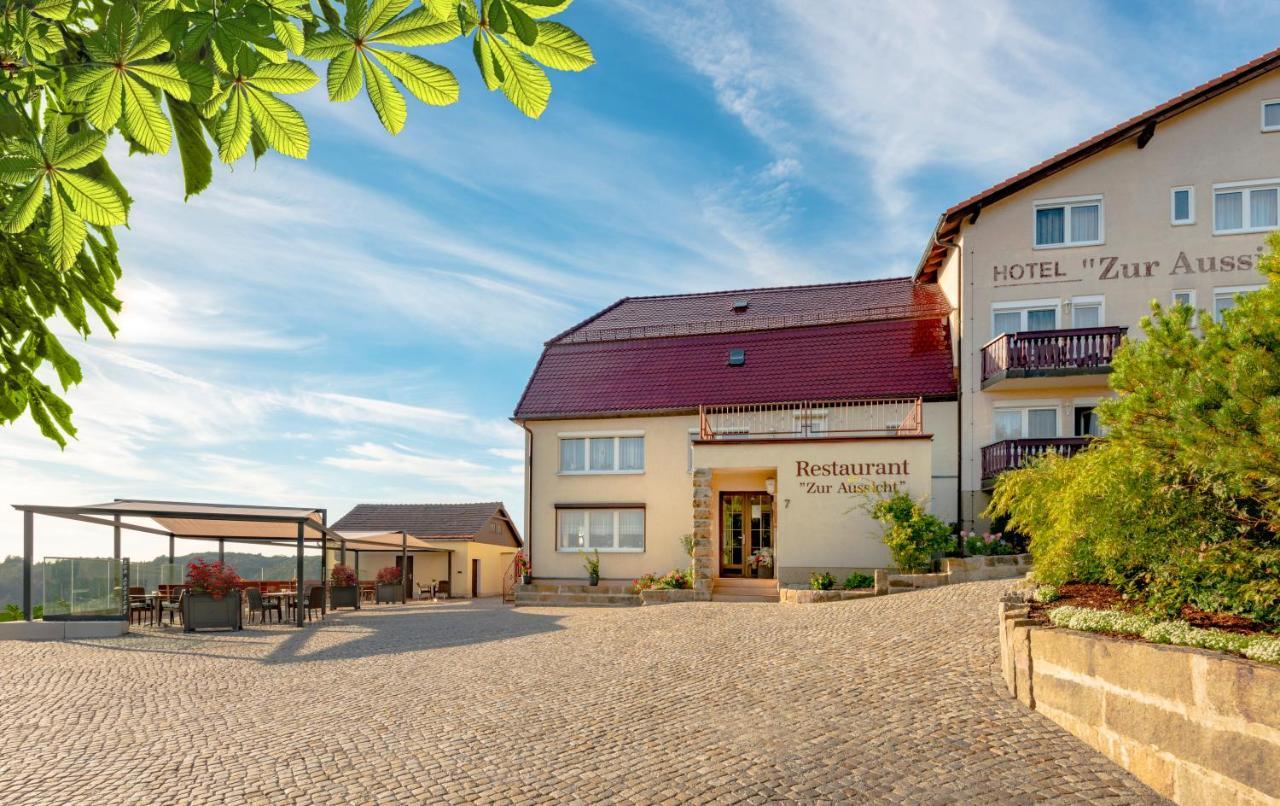Hotel Zur Aussicht Hohnstein Exterior foto